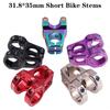 31.8*35mm Short Stems Bicycle Aluminum Alloy Handlebar Stem for Road Bike Mountain Bike