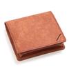 Leather Craftsman Margot Coin Coin Genuine Italian Coin MG004 BR Purse, Box-shaped Case, Men's Leather, Leather, Box, Purse, (brown)