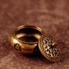 1PC Retro Copper Incense Burner Incense Holder With Cover Twelve Chinese Zodiac Sign Censer Carving Desktop Ornament