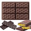 6 Cell Silicone Triangle Diamond Candy Mould DIY Chocolate Baking Mould Non-Stick Mini Cookie Candy Molds Household Baking Tools