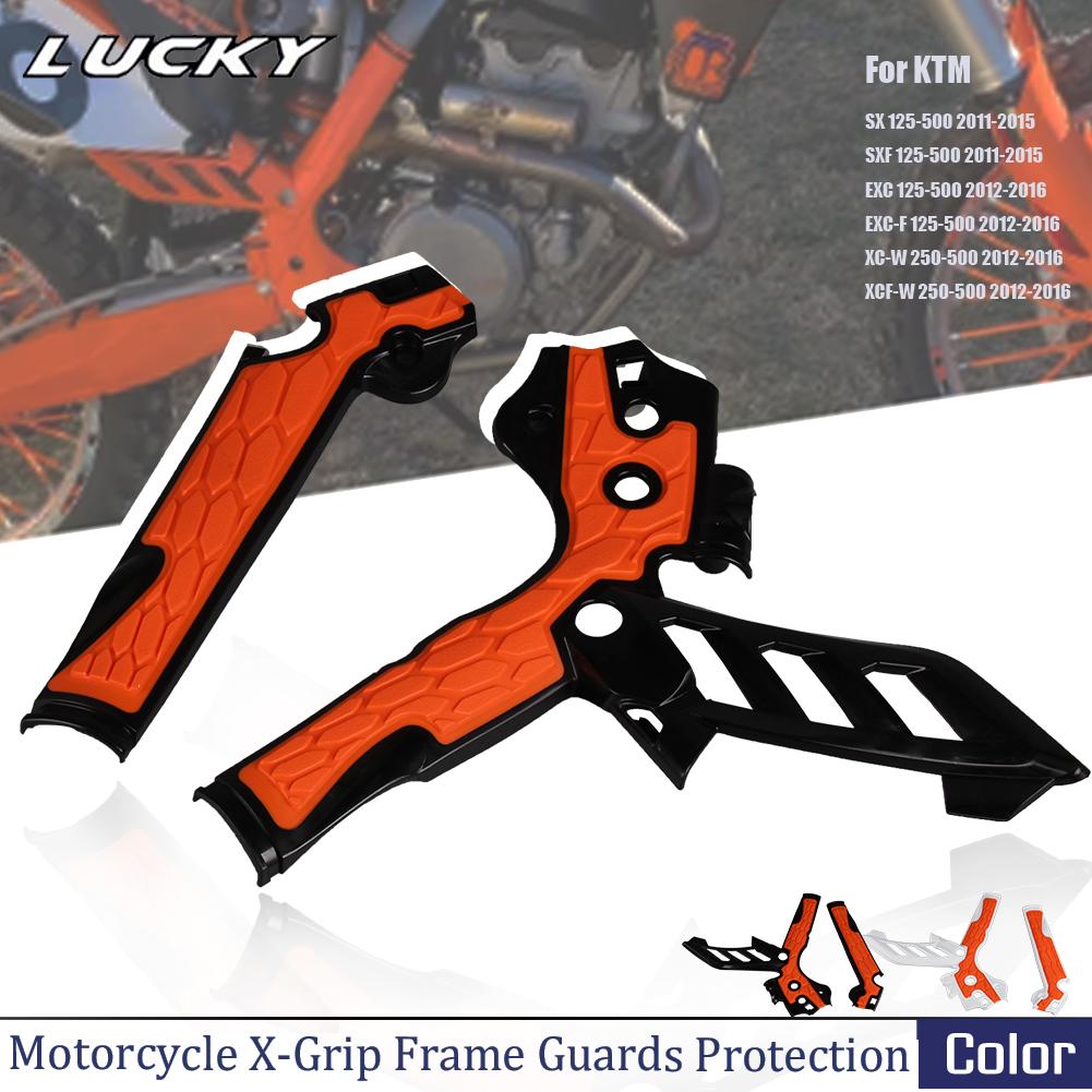 Motorcycle Frame Guards Motocross X-Grip Cover Protection For KTM XCW XCFW SX SXF EXC EXCF 125 150 250 350 400 450 500 2011-2016