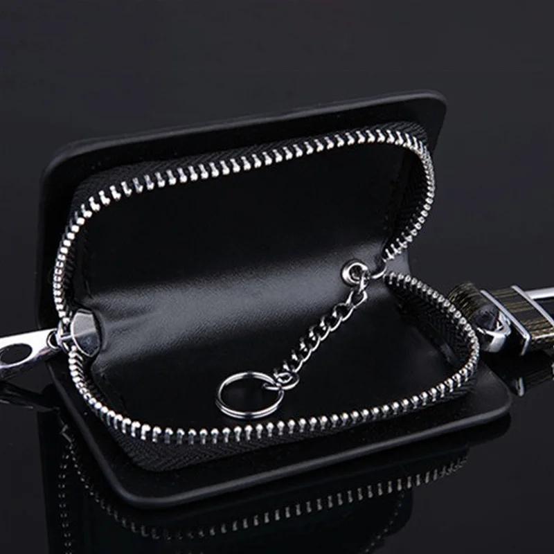 New 2025 Leather Car Key Case Full Cover Shell Zipper Bag For Mercedes Benz AMG A B C E GL S GLA GLK CLS Class W204 W205 W212 W4