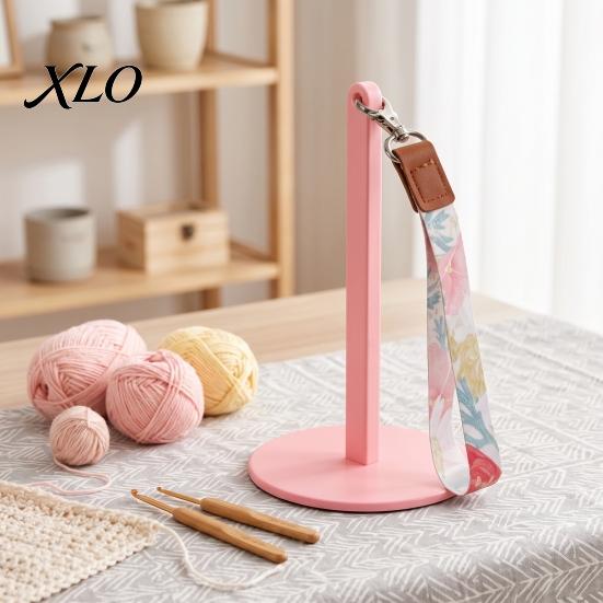 Home Knitting Tools Portable Wrist Yarn Holder, Ball Dispenser for Crocheting, Knitting, Stand Spinner with Strap, Gift Crochet Lovers Holder