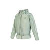 Solid Color Zip Hoodie Jacket Women Outerwear Green HY2828