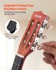 Classical Guitar, 780 mm, Wood Classical Guitar Starter Kit for Beginners, with Nylon Strings, Gig Bag, Strap, Tuner, Extra Strings, Picks, Capo,