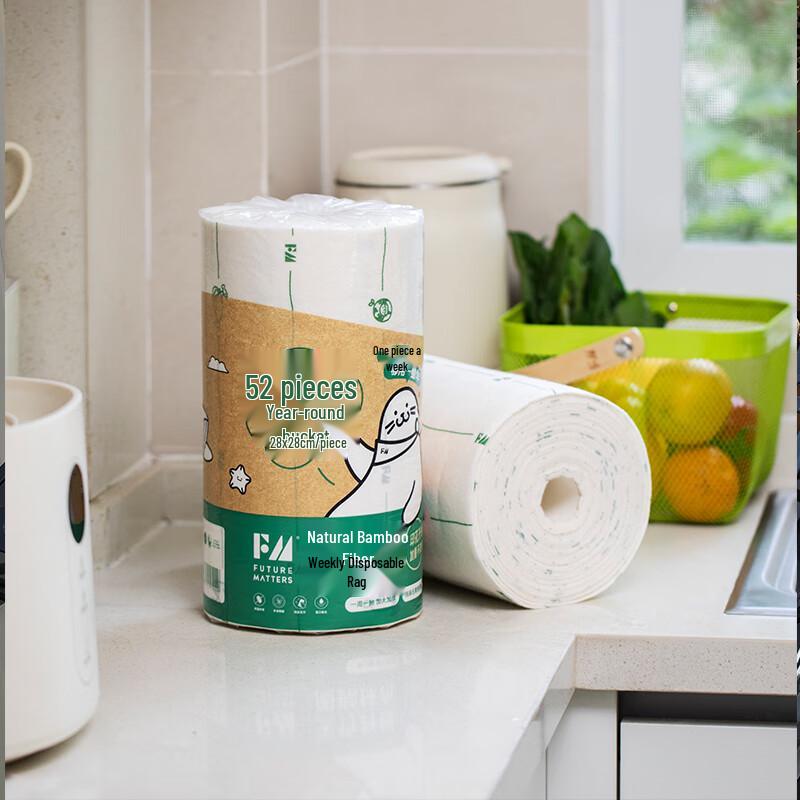 FUTURE MATTERS Многоразовый рулон кухонных салфеток из бамбукового волокна