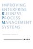 Книга Improving Business Process Management Systems