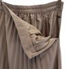 SNIDEL Long Length Irregular Pleated Skirt Gray Women Used