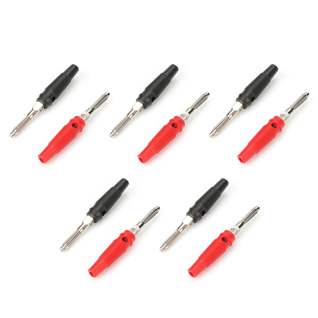 P3008 10 шт. Разъем типа «банан» 4 мм для динамика, усилителя, измерительных щупов, соединитель