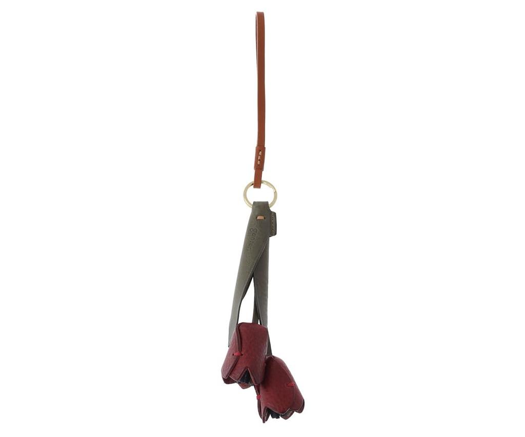 Кожаный шарм Genten Тюльпан Evercharm Винный