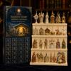 Christmas Decorative Gift Set Nativity Advent Calendar 2026, 24 Day Countdown with Ritual for Everyone Pcs 2D Acrylic Religious Figures, Holiday Gifts