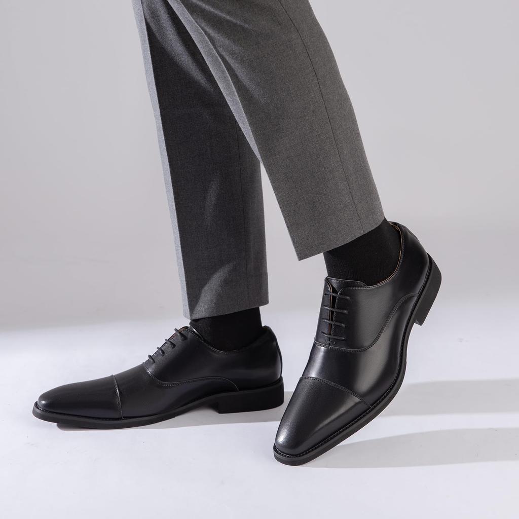 Foxlike Business Удобная кожаная обувь для Натуральная Удобная для Премиум размера Мужская обувь, Бег, Кожа, Оксфорды, Ходьба, Водонепроницаемая,