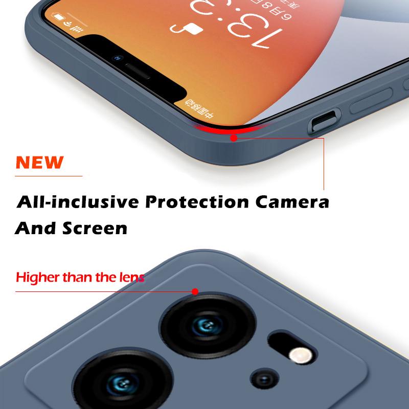 Жидкий силиконовый чехол для телефона для Xiaomi 15T Pro 14T 13T 12T 11T 10 13 12 11 Lite 15 Ultra 17 Pro Max Ударопрочный мягкий защитный чехол