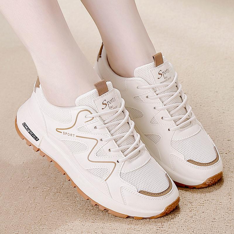 Мода 2024 года, новая модная универсальная спортивная обувь для отдыха на открытом воздухе, удобная, дышащая, сетчатая, повседневная обувь для женщин