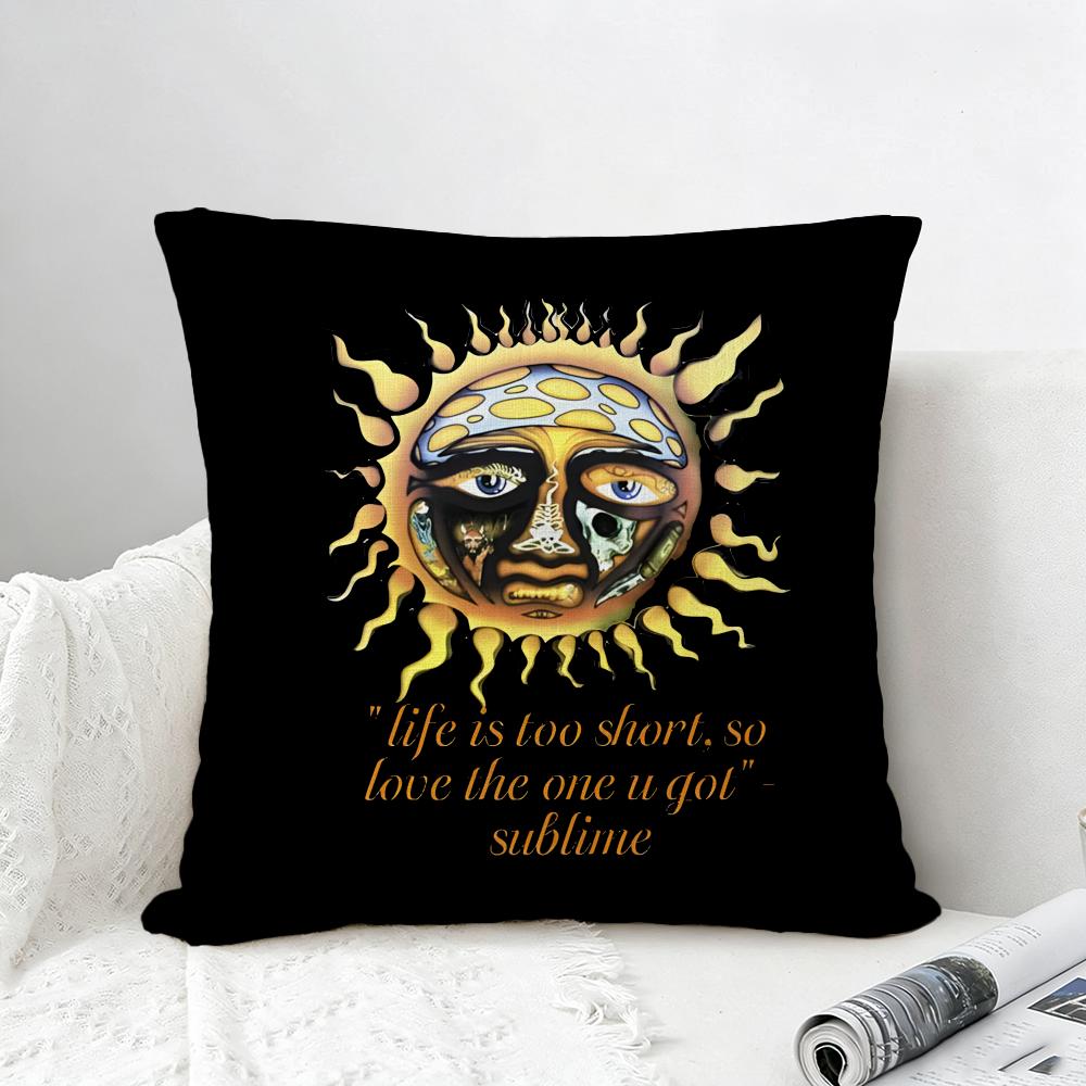 Band Sublime Cushion Cover Natural Linen Pillowcase Set AllinOne Decor for Sofa Bedroom Chair