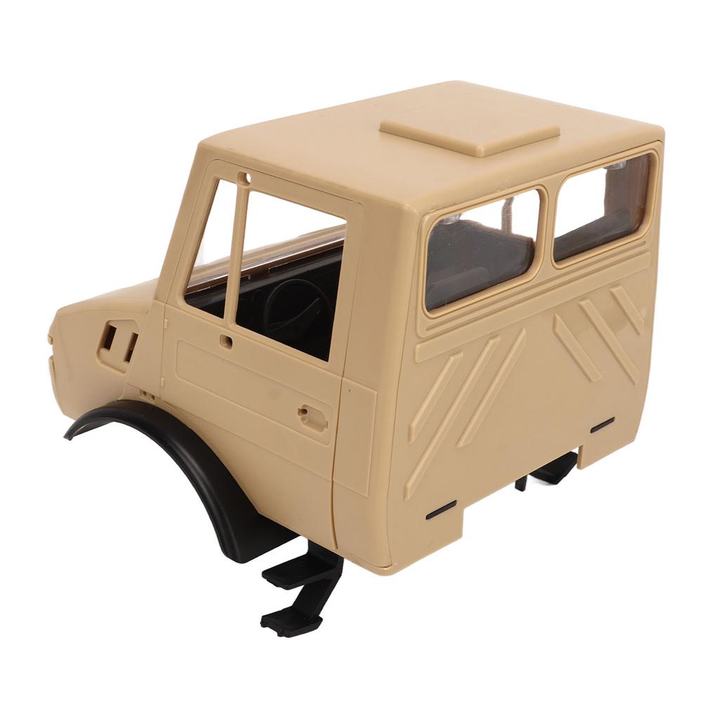 RC Car Head Assembly Plastic Realistic Khaki Remote Control Car Front Head for RC Off Road Vehicle