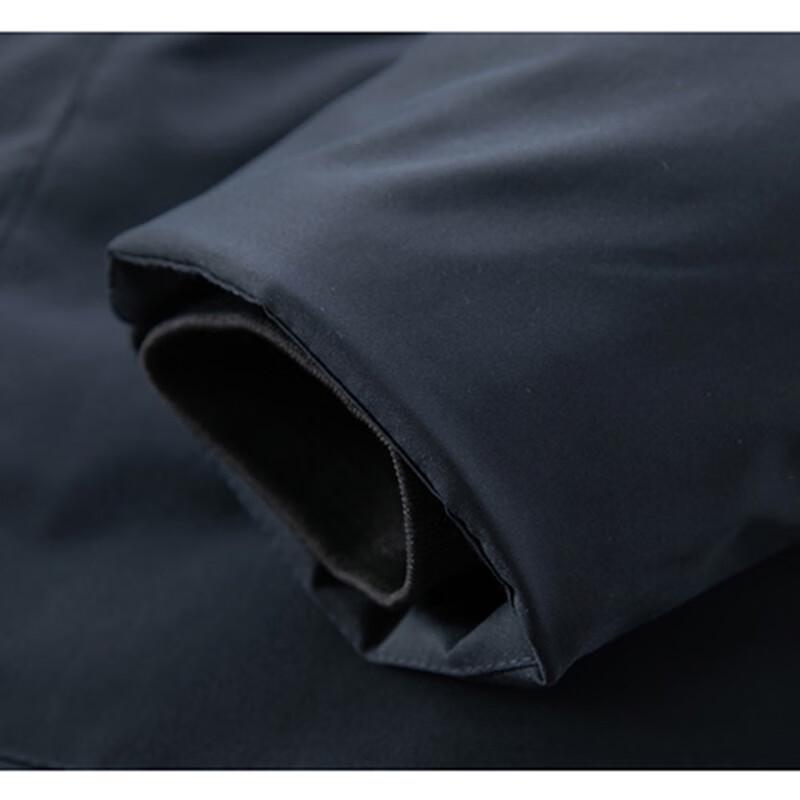 Pierre Cardin Men's Thickened Plush Lapel Winter Coat