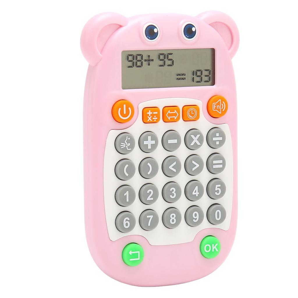 Arithmetic Exercise Toy Digital Display Voice Prompt 27 Keys USB C Charge Arithmetic Training