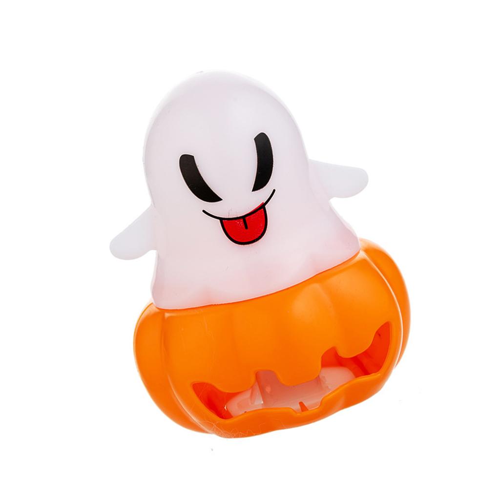 Призрачный светодиодный светильник на Хэллоуин, светящиеся тыквы с бездымной свечой, декоративный ночник для вечеринки, домашнего декора