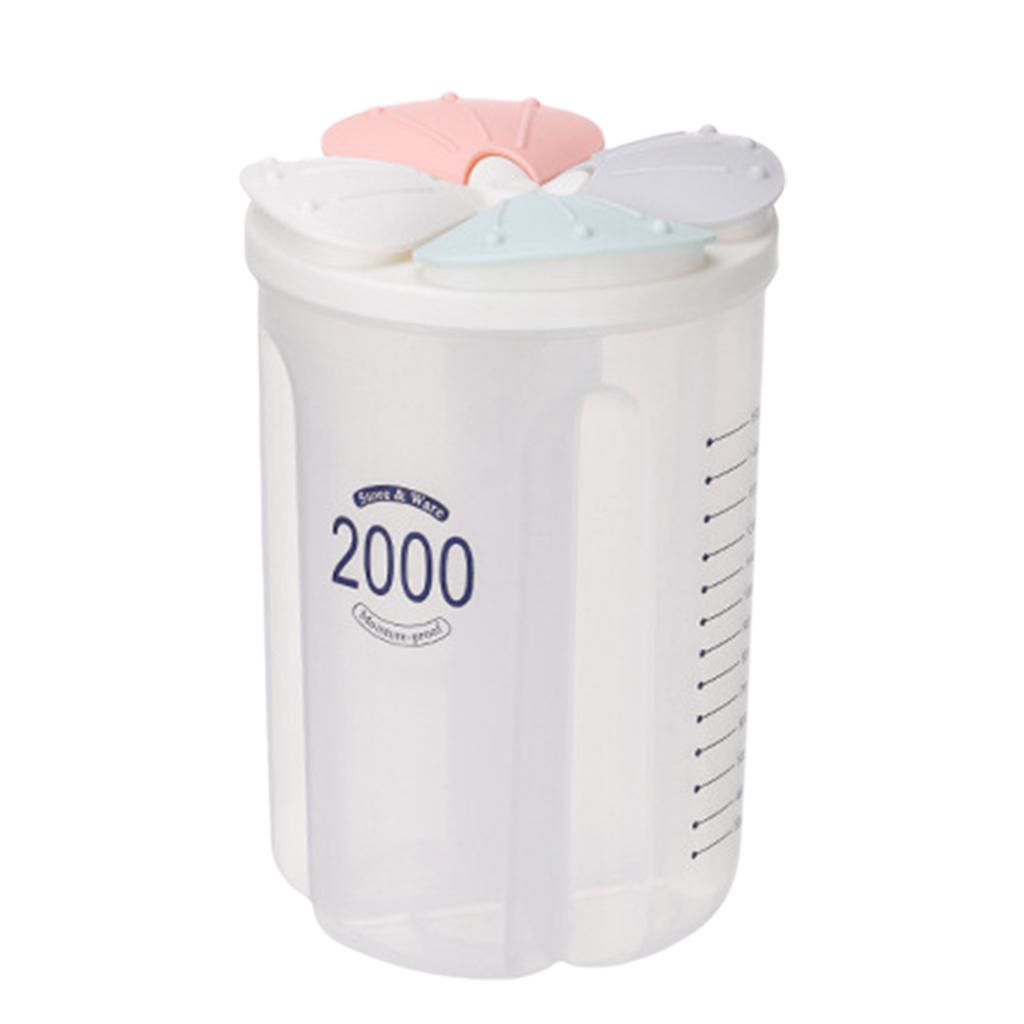 Gird Transparent Sealed Jar Moisture-Proof Sealed Cans Kitchen Home Accessories