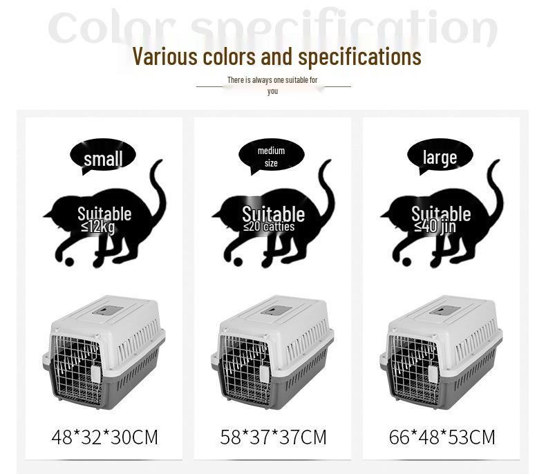 Портативная переноска для питомцев Air China: Клетка для кошки и собаки для путешествий