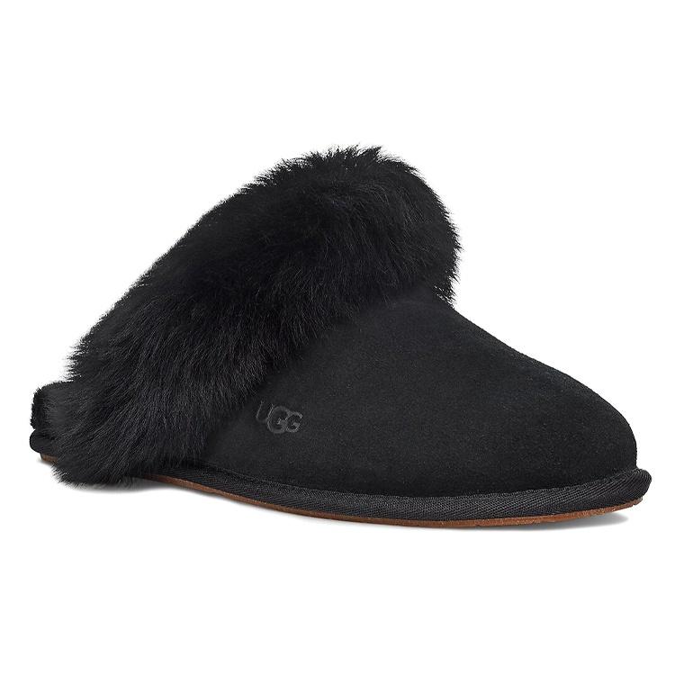(WMNS) Женские шлепанцы UGG Scuff Sis 'Черный' 1122750-BLK