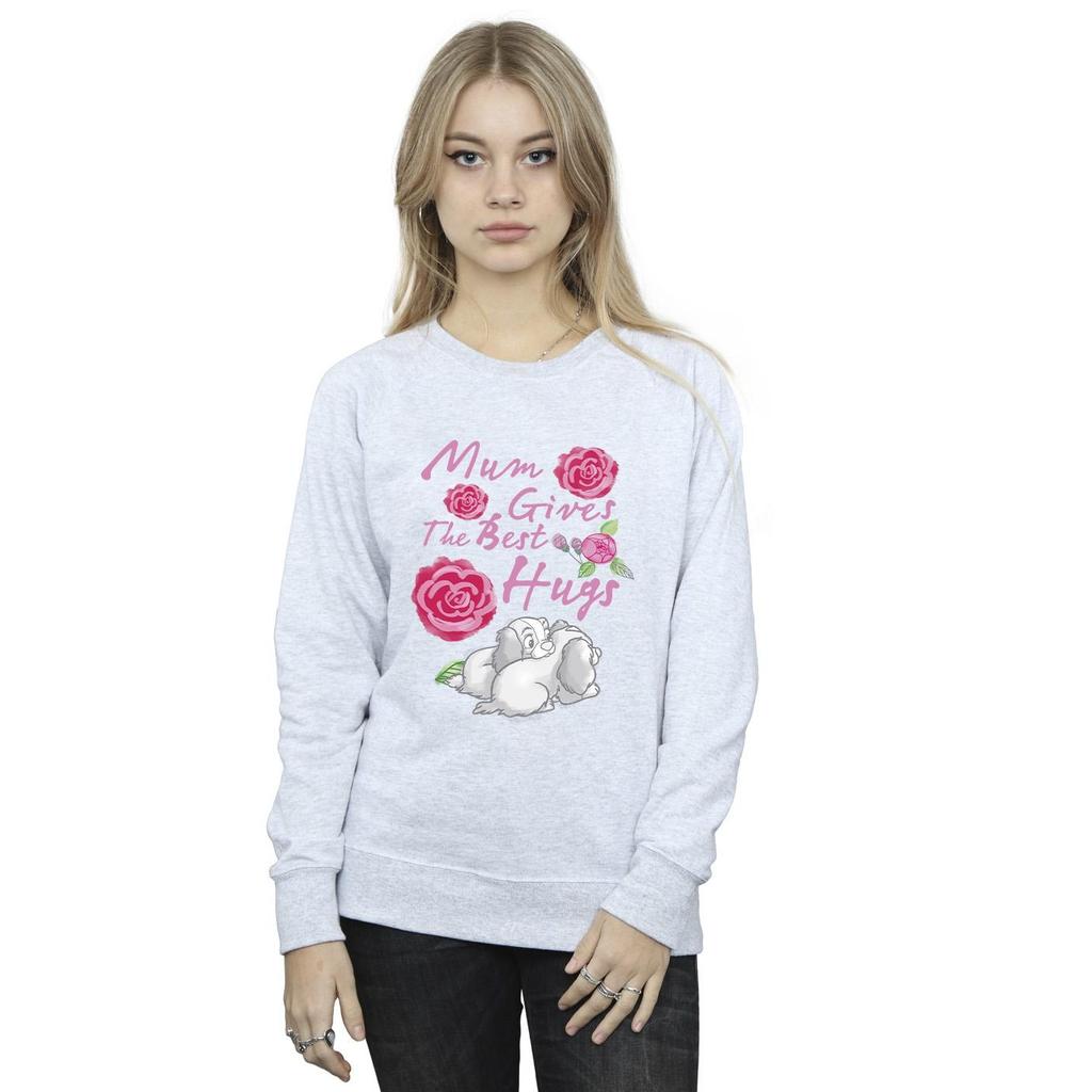 Disney Womens/Ladies Lady And The Tramp Mum Hugs Sweatshirt