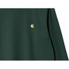 Carhartt WIP SS23 Повседневная свободная футболка с длинным рукавом и круглым вырезом для мужчин, топ I026392-1NV-XX