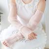 Women Sun Protection Sleeves Gloves Summer Sunscreen UV Breathable Breathable Cuff Long Lace Fingerless Protection Arm Sleeve
