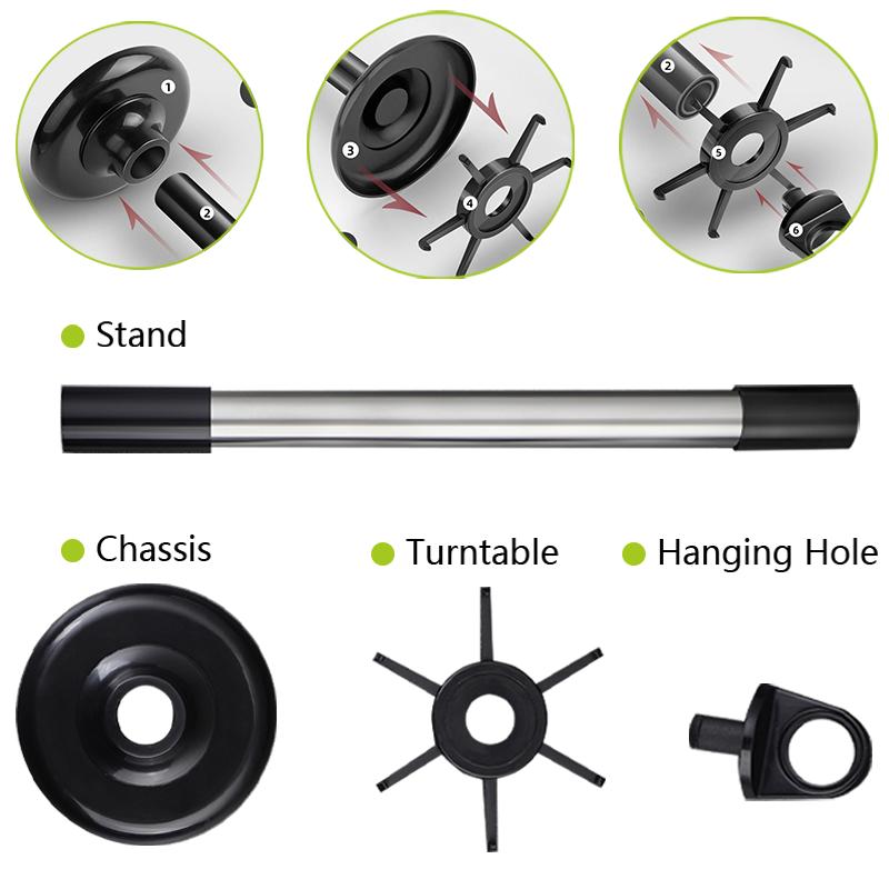 Кухонная вращающаяся полка для хранения Вращающийся органайзер для кухонных принадлежностей Крючки Лопатка Ложка Нож Шкаф для хранения Кухонные принадлежности Новые