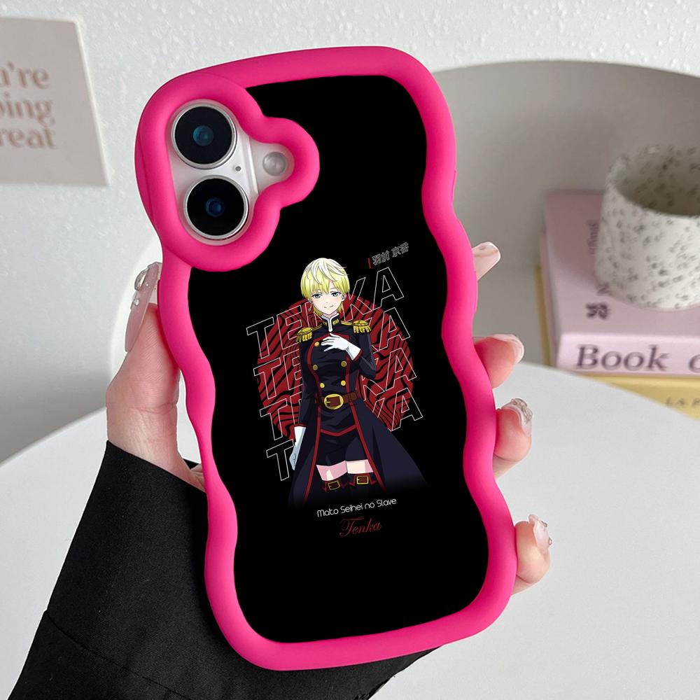 Mato seihei no slave Tenka Izumo Чехол для мобильного телефона из ТПУ с волнистым краем для iPhone 17 16 15 14 13 12 11 Air Pro Max Plus Цветная обложка