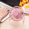 Newest 4 Inch Mini USB Desk Fan Small Quiet Personal Cooler USB Powered Portable Table Fan 360 Degree Rotatable
