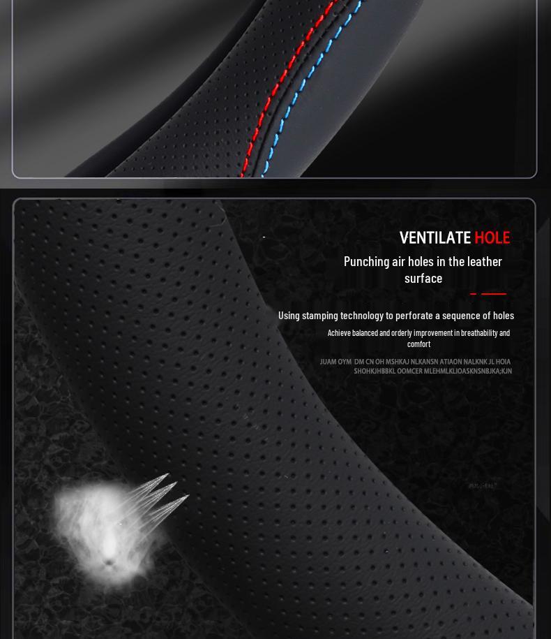 Чехол на руль Honda Civic и Accord для моделей 2021 года - Подходит для XRV, Vezel, Fit, Fengfan, CRV, Lingpai (Все сезоны)