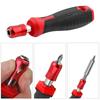 6.35mm Hex Self-Locking Adapter Screwdriver Handle Multifunctional Screwdriver Bit Holder 5Inch Handle Screw Driver Bit Holder