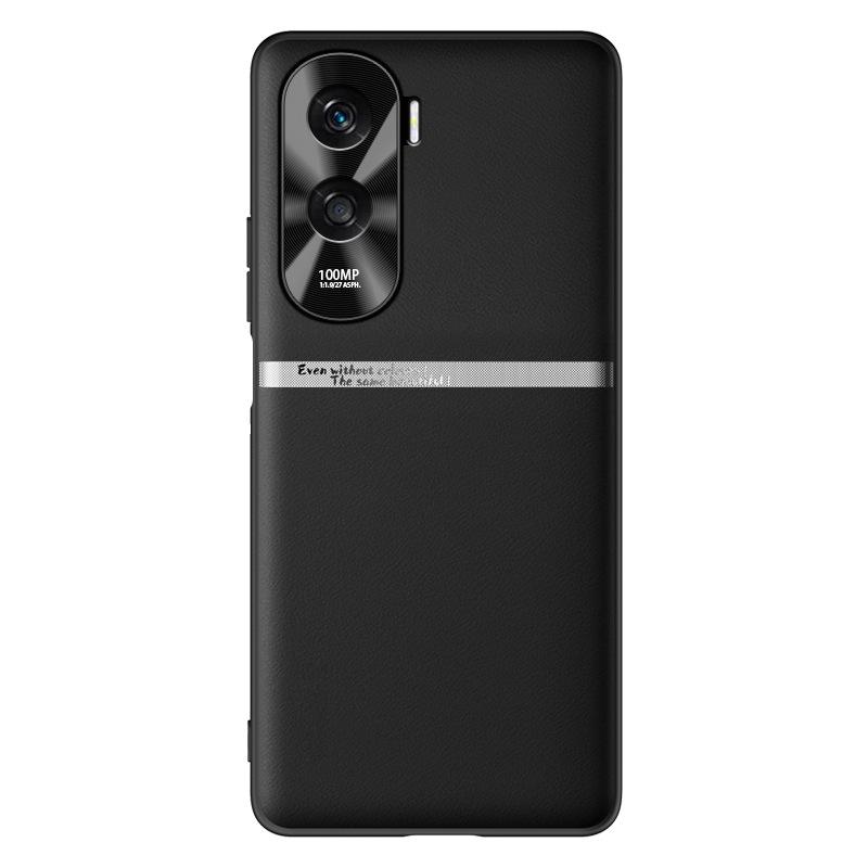 Защитный чехол из жидкой кожи для Honor X50i - противоударный и грязеотталкивающий, поставляется индивидуально