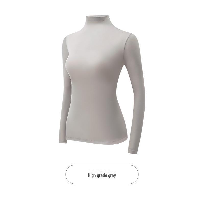 «Женский ультратонкий увлажняющий костюм с высоким воротником для осени/зимы»