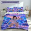 3pcs Custom Name Taylor Swift Bedding Set,Includes 1 Duvet Cover and 2 Pillowcases,All-season Bedroom Decor