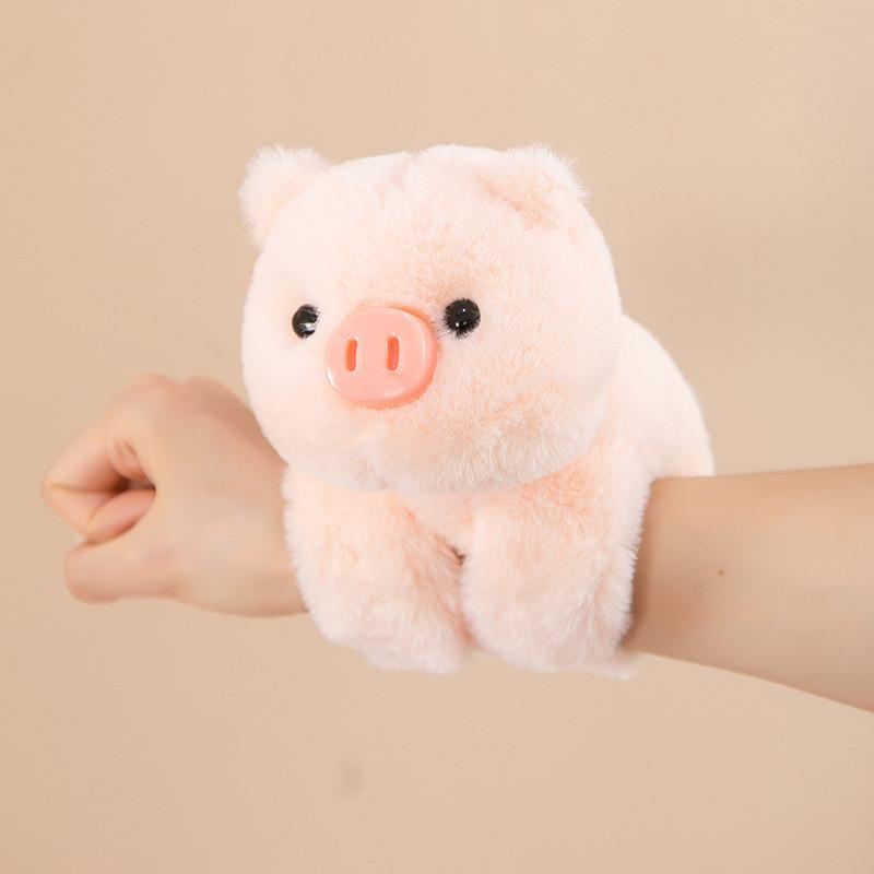 Soft And Cuddly Cartoon Animal Plush Capybara Slap Bracelet For Children