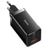 Baseus GaN5 Pro 65W High-Speed Charger with Dual USB-C & USB Ports and 100W USB-C Cable - Black