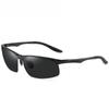 Polarized Aluminum Magnesium Cycling Sunglasses Color Glasses Half-frame Cycling Glasses Sports Sunglasses Driving Night Vision Goggles.