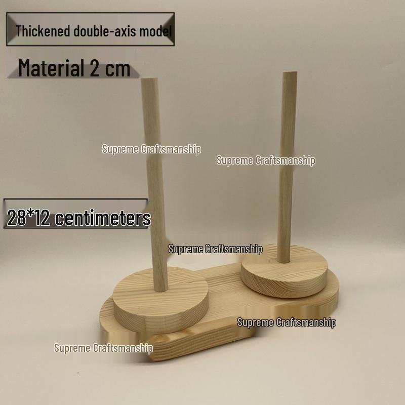 Портативная моталка для пряжи из массива дерева: Съемное ручное вязание и ткачество, вспомогательное веретено