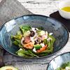 Столовые приборы East Pasta Plate Salad Bowl 2 total kiln deep curry deep soup салат тарелка средняя сервировочная для 2 и каждого, набор из 4 предметов, синий, тарелка, тарелка, миска,