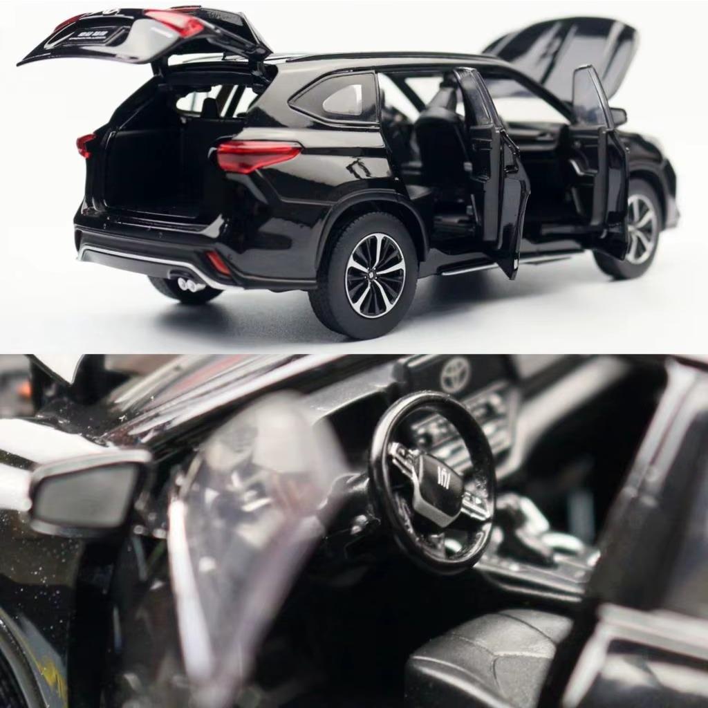 1/32 Toyota Crown Kluger HYBRID игрушечная машинка JKM литая миниатюрная модель внедорожника спортивная звуковая и световая образовательная коллекция подарок для детей