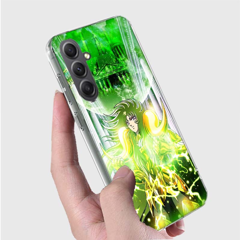 Saint Seiya Knights Of The Zodiac Phone Case for Samsung A16 A26 A36 A56 A17 A37 A57 A07 A06 A02S A03 A04S A05S Galaxy Note 20 1