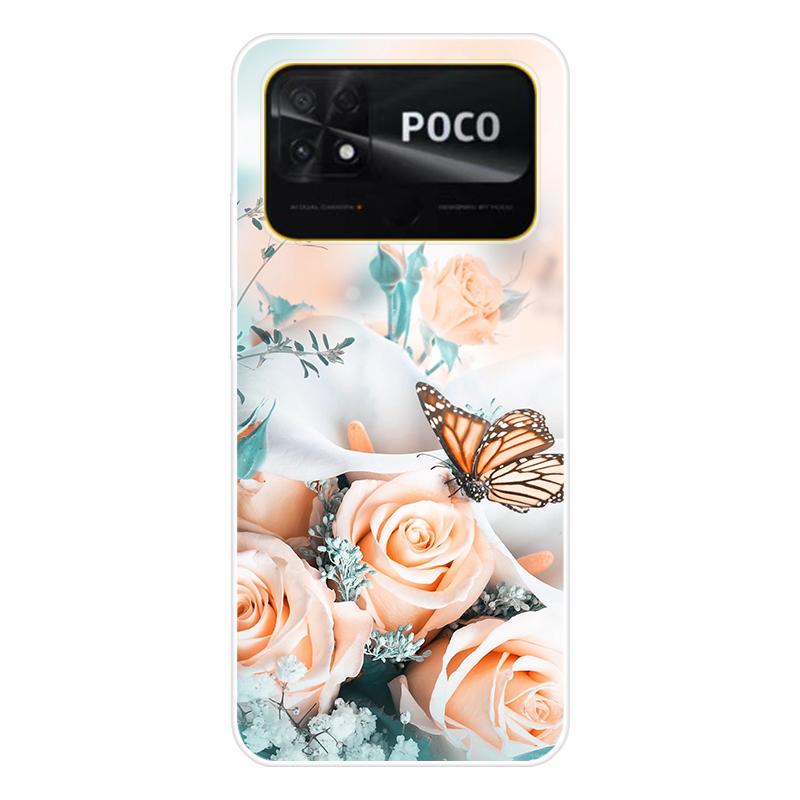 Для Xiaomi Poco C40 C 40 Чехол Мягкая силиконовая задняя крышка Мультяшный чехол для телефона Разнообразие