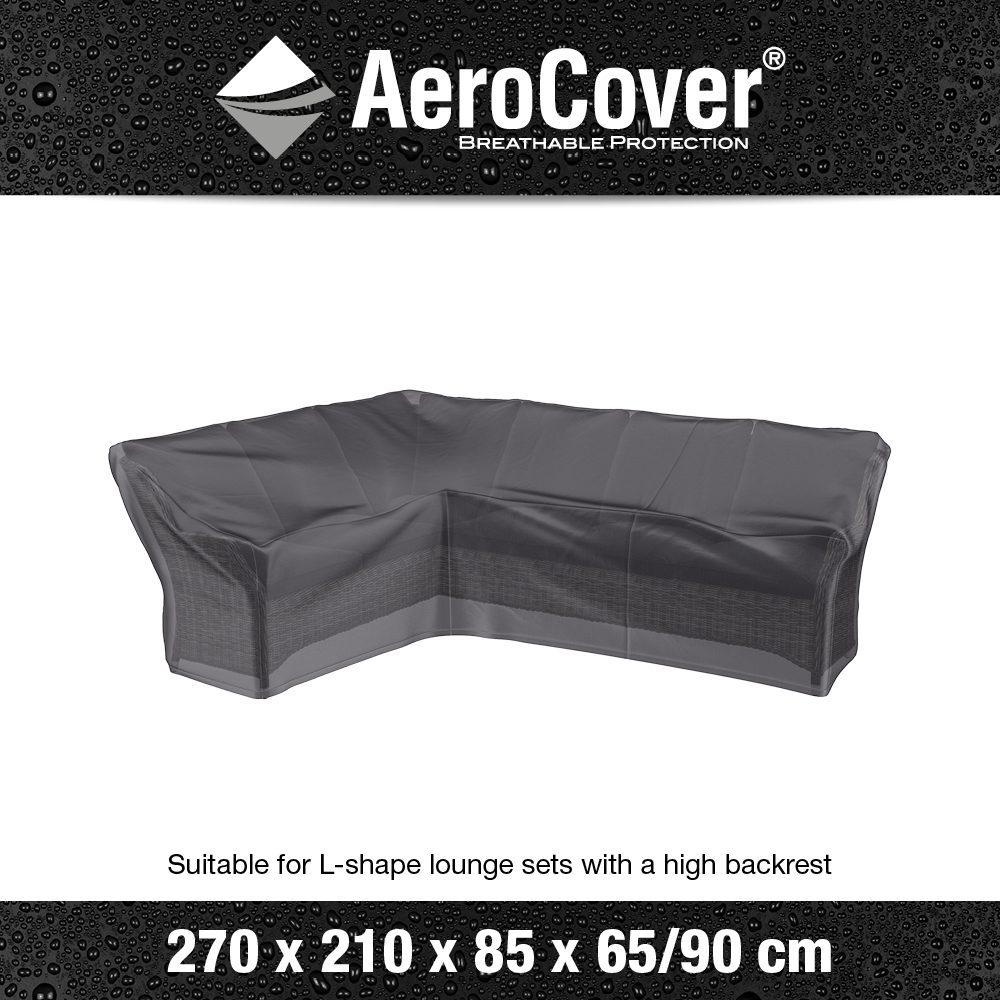 -Shaped Garden Cover Left 7990 Left 270X210X85X65-90 7990 Aerocover Gray Homms