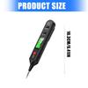 Auto Sensing Detector Pen LED Screen Ergonomic Grip with Data Hold Tool