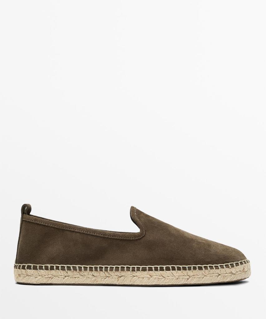 Massimo Dutti Leather Espadrilles