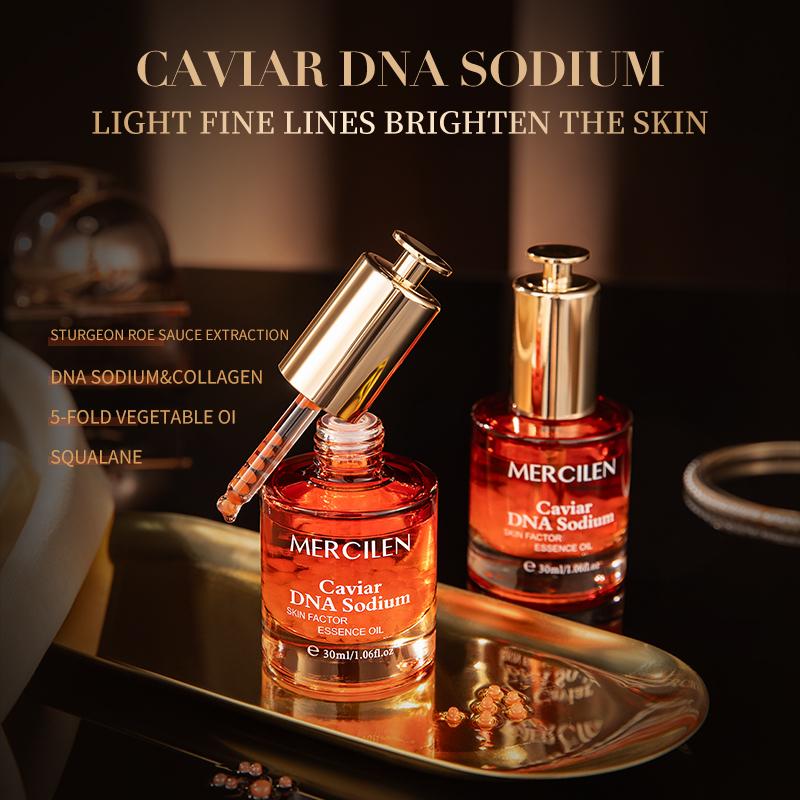 MERCILEN Caviar DNA Sodium Muscle Эссенция против морщин 30 мл Увлажняющая укрепляющая эссенция против морщин Масло для ухода за кожей