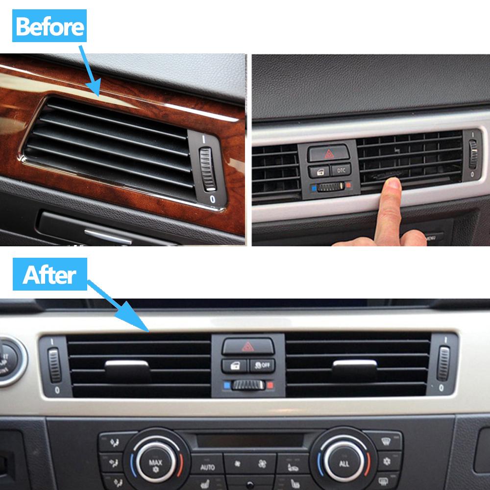 Interior Car Dashboard Air Conditioning AC Vent Outlet Grille Repair Kit For BMW 3 Series E90 E91 E92 E93 318i 320i